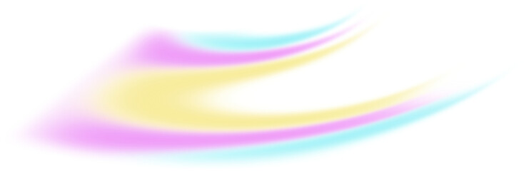 Abstract Translucent Blurred Curved Brush Strokes