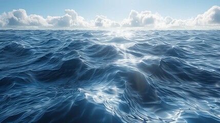 Fototapeta premium Distant sea level 