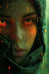 Fototapeta premium cyberpunk humans