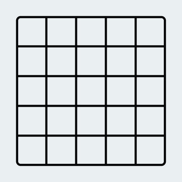 Bingo board icon vector design