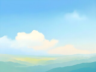 Obraz premium blue sky and clouds