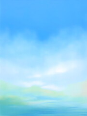 Fototapeta premium blue sky and clouds