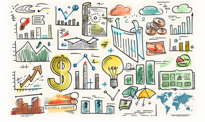 investment and business graphic advertising backgrounds