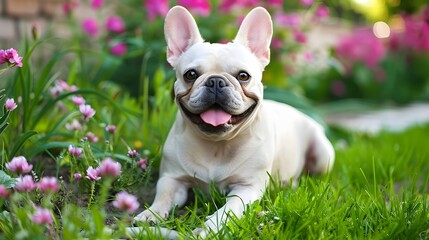 Fototapeta premium フレンチブルドッグ