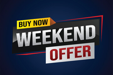 Buy now weekend Special sale tag. Banner design template for marketing. Special offer promotion retail. background banner modern graphic design for advertising store shop, online store, website

