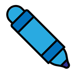 Marker Vector Filled Icon Design
