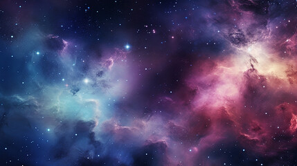 Cosmic Nebula Galaxy Abstract