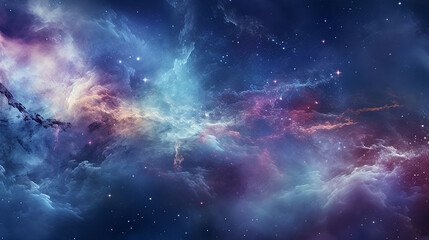 Cosmic Nebula Galaxy Abstract