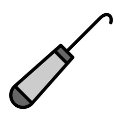 Crochet Vector Filled Icon Design