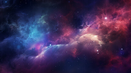 Cosmic Nebula Galaxy Abstract