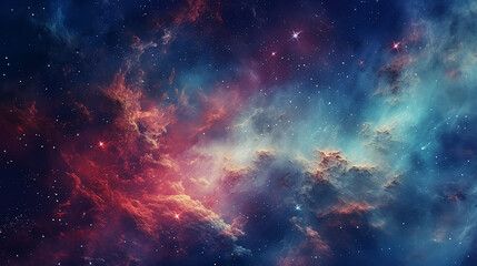 Cosmic Nebula Galaxy Abstract