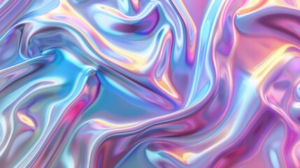 Fototapeta premium Iridescent Fluid Abstraction