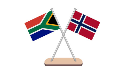 Norway South Africa Flag