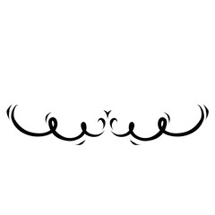 Ornament frames and scroll swirls element. Calligraphic wedding curl and swirly line. For calligraphy graphic design, postcard, menu, wedding invitation, romantic style. Vector illustration.
Format Ve