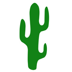Cactus tropical plant. Vector illustration
