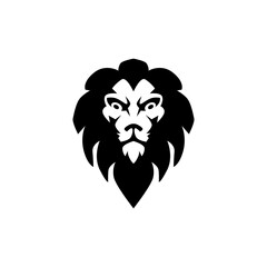 Lion head emblem logo design. Lion head art vector illustration.
