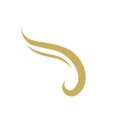 Hand drawn curved line shape. Curved line icon collection. Vector illustration isolated on white background.