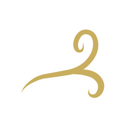 Hand drawn curved line shape. Curved line icon collection. Vector illustration isolated on white background.