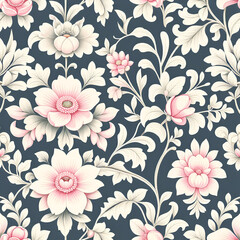 Obraz premium seamless pattern with flowers