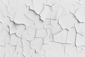 Obraz premium Ethereal White Cracked Texture Underlying Themes of Fragility and Decay - Generative AI