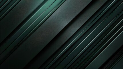 Obraz premium Emerald Green Abstract Diagonal Stripes Background