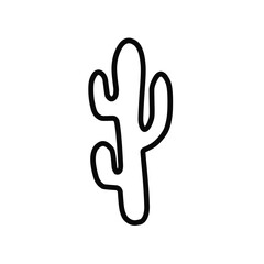 Hand drawn cactus vector objects collection