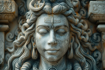 Obraz premium Lord Shiva is a Hindu deity
