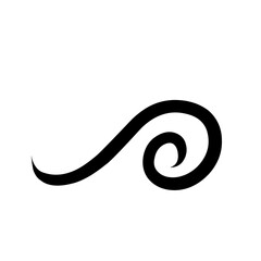 Hand drawn curved line shape. Curved line icon collection. Vector illustration isolated on white background.