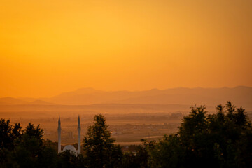 Obraz premium Mosque in Pristina, Kosovo