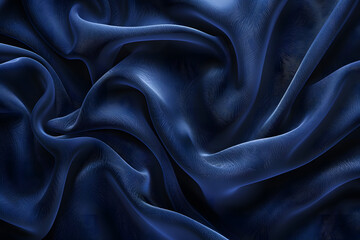 Fototapeta premium High-Resolution Seamless Blue Silk Fabric Texture Background for Design Projects