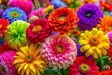 colorful flowers