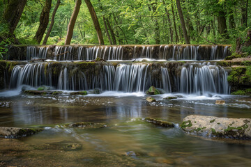 Obraz premium waterfall in the park