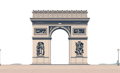 Fototapeta premium Architecture building landmark representation.