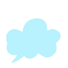 Collection of colorful speech bubbles and dialogue balloons