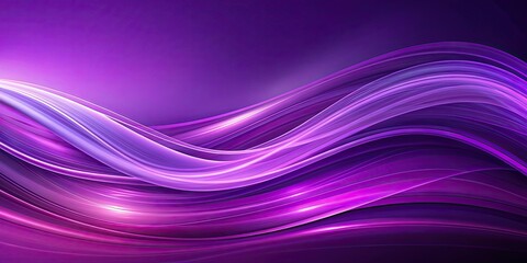 Abstract purple wave background with flowing lines and vibrant colors, abstract, purple, wave, background, design, flow