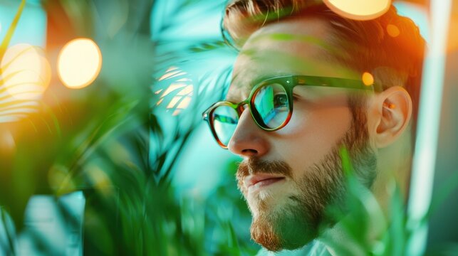 A diverse team of cybersecurity professionals collaborating in a modern office environment, focusing on a digital security strategy.