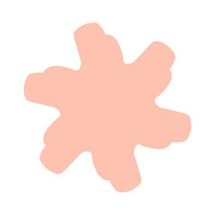 Obraz premium Abstract flowers. Spring flora. Flat vector illustration on white background