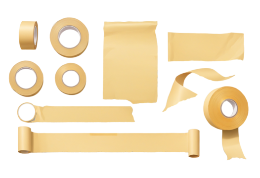 A Study in Adhesives and Background Textures