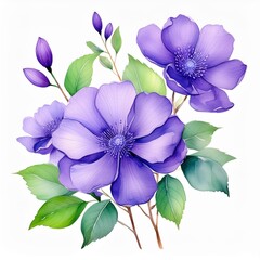 Fototapeta premium bouquet of blue flowers