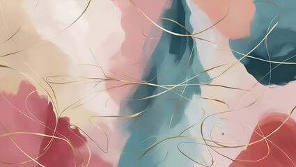 Echoes of the Soul: An Abstract Reverie Background