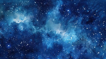 Ethereal Cosmos: A Tranquil Starry Expanse