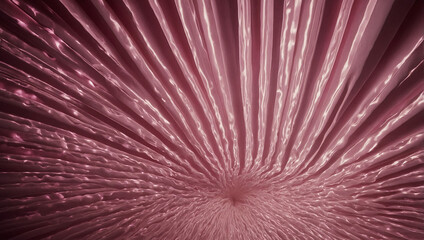 Obraz premium Close-up shot of pink wallpaper - emanating light wave from center, high contrast