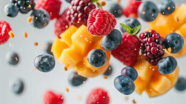 Berry paradise in the form of a refreshing fruit cocktail. Freshness and naturalness in every bite. 