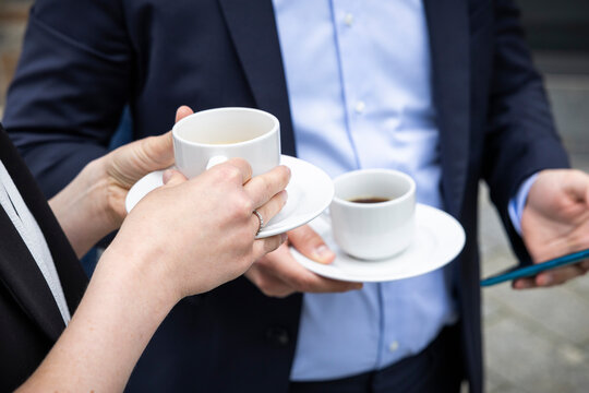 Kaffeepause beim Business Meeting