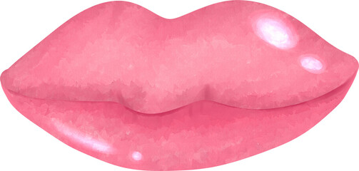 heart shaped lips