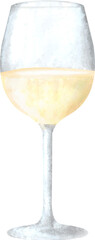 glass of white wine 
