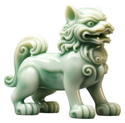 PNG Elegant jade Chinese guardian lion