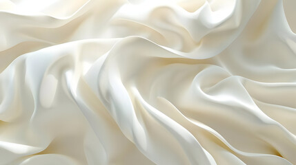 Obraz premium White Silk Fabric Texture Background Illustration