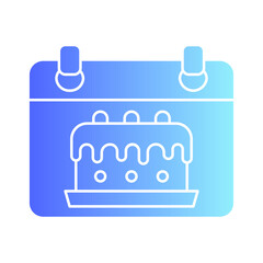 Birthday Gradient Flat