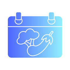 World Food Day Gradient Flat